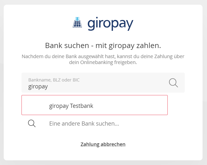 giropay-testing-positive-flow-search-bar
